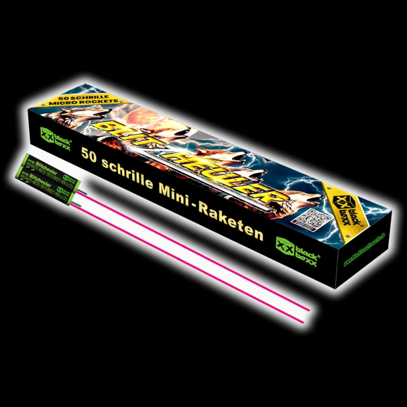 Blackboxx Blitzheuler Mini-Raketen 50er Schachtel