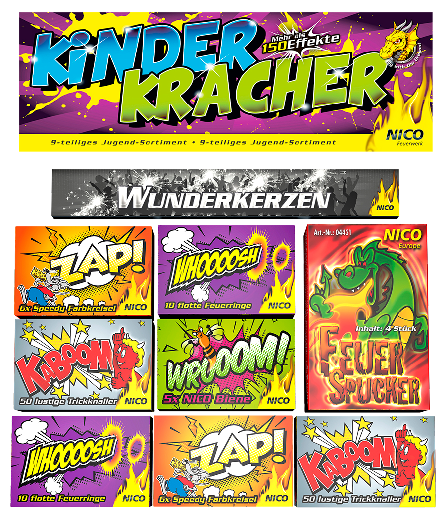 Nico Kinder Kracher Jugendsortiment