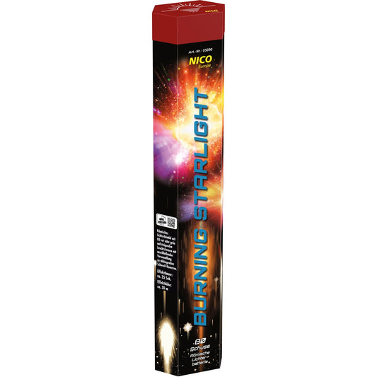 Nico Burning Starlight, Römisches Lichterbündel 80 Schuss