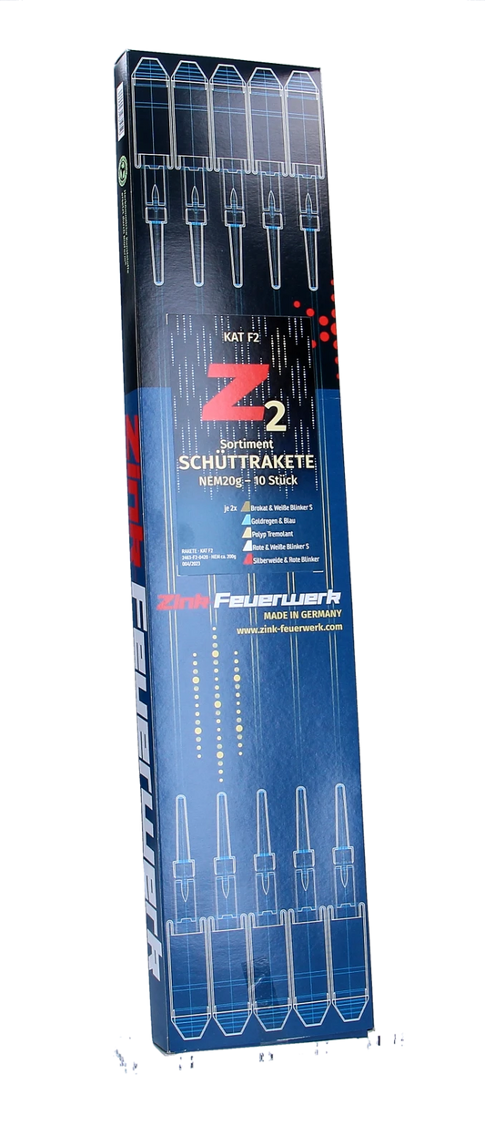 Zink Z2 Schüttraketen 10er Strauß