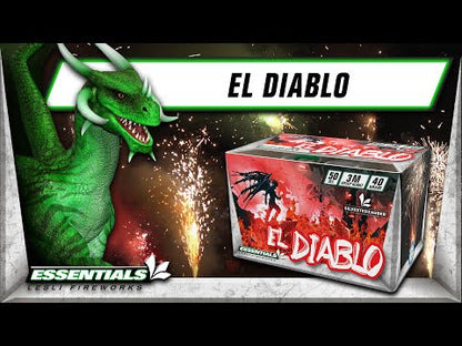 Lesli El Diablo 4er-Fontänenbatterie