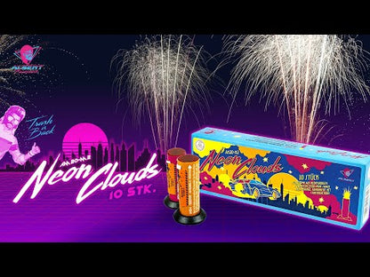 Albert Neon Clouds Feuertöpfe